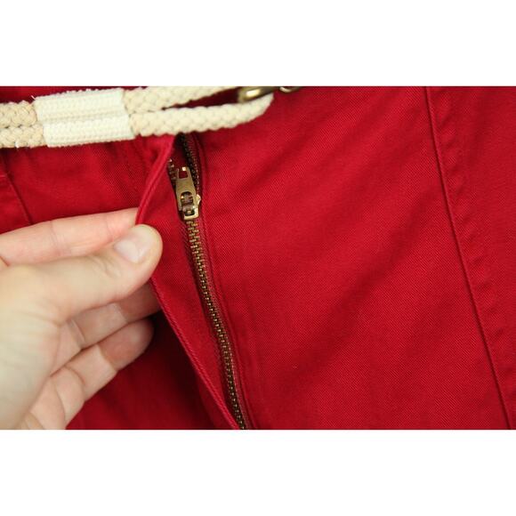 Ralph Lauren Size 14 Pants Nautical Preppy Cotton Sailor Rope Belt Old Money 90s - Picture 7 of 10